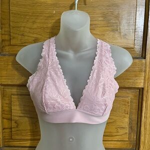 Lace Bralette in Soft Pink